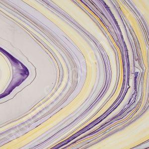 Бумага рисовая Vivant-Liquid Paper, эффект мрамора, 100х70 см, цвет 35 крем/лаванда ― Интернет магазин FieraHobby