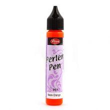 Краска для создания жемчужин Viva-Perlen Pen, цвет 951 неон оранжевый, 25 мл