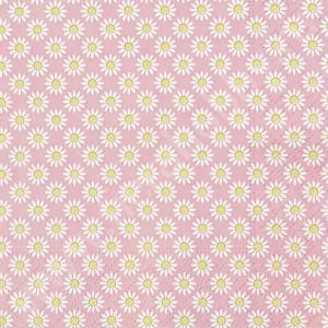 Салфетка для декупажа мелкие ромашки на розовом, 3-х слойная, 25х25см    - Fierahobby.ru
