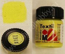 Краска по ткани Marabu-Textil, цвет 020 лимон, 15 мл