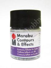 Контур-эффект по шелку Marabu-Countours&Effects, цвет 100 прозрачный, 50 мл