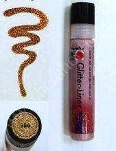 Контур Marabu-Liner Glitter, цвет 586 медь блестки, 25 мл