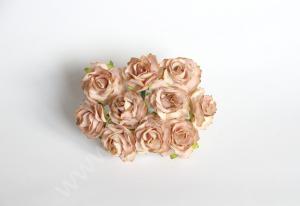 Кудрявые розы 2 см - Бежевые. Fierahobby.ru