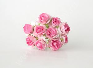 Кудрявые розы 2 см - Розовые. Fierahobby.ru