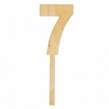 Топпер цифра "7", 4х12см