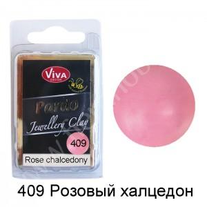 Fierahobby.ru - Полимерная глина Viva-Pardo Schmuck-Masse 409 розовый халцедон