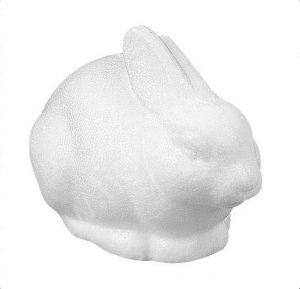 Кролик 14х8 см, фигурка из пенопласта Rayher ― Интернет магазин FieraHobby