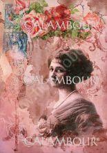 Бумага рисовая Calambour DGR 099, 35х50 см, девушка/манекен