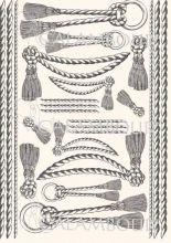 Бумага Calambour PR 012, 50х70см веревки и кисточки