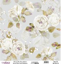 Рисовая бумага UC056 цветочная композиция 30*30см