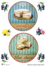 Set Cheese 6, декупажная карта от Base of art, плотность 30гр/м2, формат А3