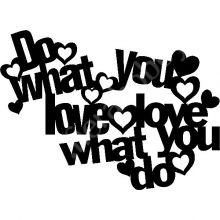 Трафарет-силуэт Marabu, 013 Do what you love 30х30 см