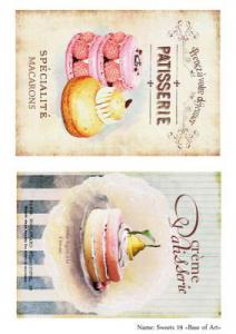 Fierahobby.ru - Декупажная карта Base of art. Sweets 19