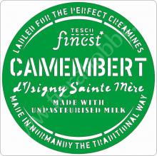 Camembert, 15см,Трафарет на клеевой основе