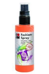 Fierahobby.ru - Краска-спрей по ткани Marabu-Fashion Spray 225 мандарин