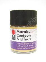 Контур-эффект по шелку Marabu-Countours&Effects, цвет 784 металлик золото, 50 мл