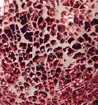 Мозаика Glorex-Crackle mosaic, лист 15x20 см, цвет 03 красный ― Интернет магазин FieraHobby